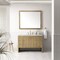 James Martin Vanities Hudson 48in Single Vanity, Light Natural Oak w/ 3 CM Carrara Marble Top 435-V48-LNO-3CAR - alternate 5